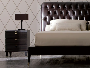 DIMITRI - Rectangular wooden bedside table with drawers by OPERA CONTEMPORARY - view 2